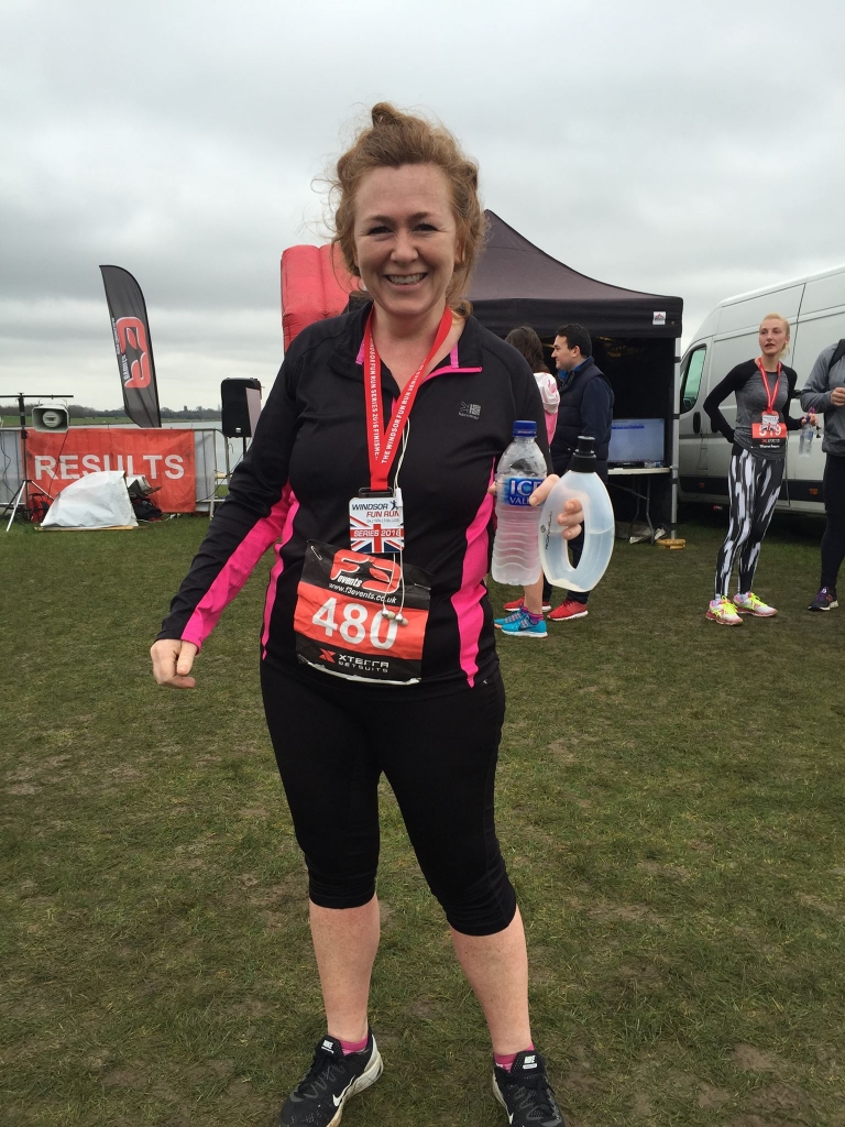 Mel completes the 10k for Naomi House 240116