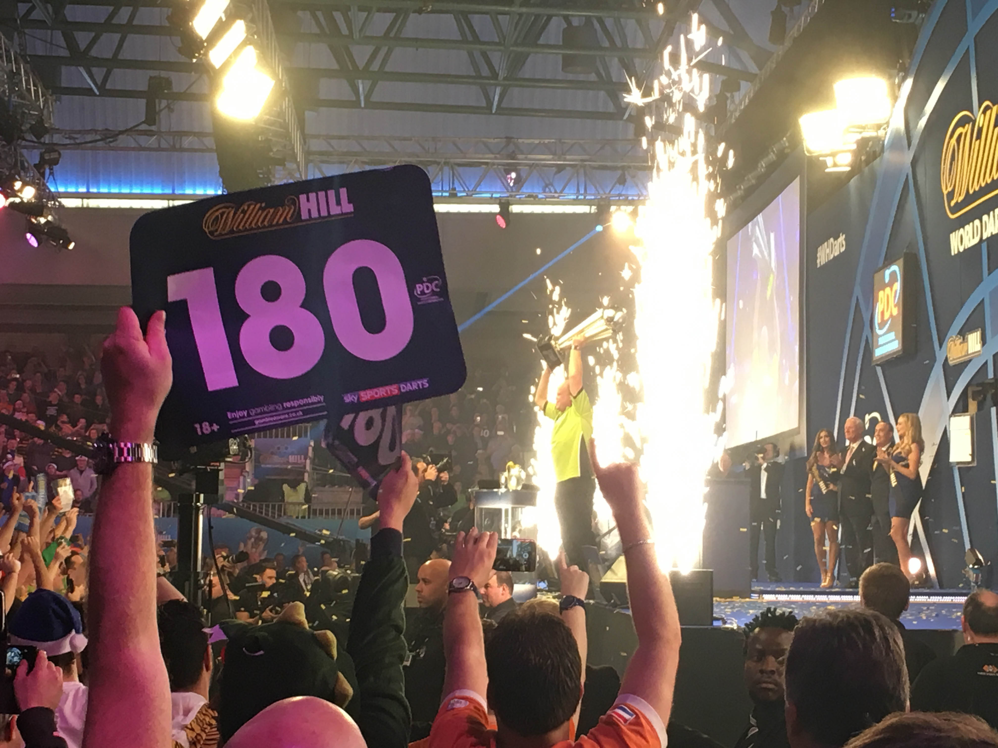 Credit Marco Verch:  Michael van Gerwin, PDC Dart World Champion 2017